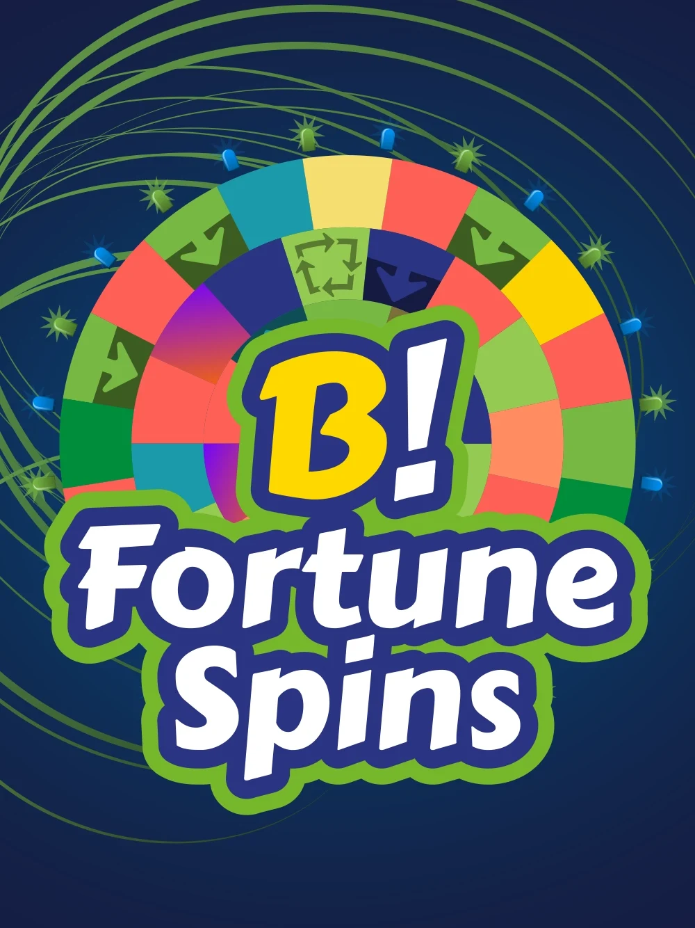 Slot de fortuna con ruedas brillantes y acentos turquesa.