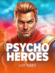 Juego de héroes con estética intensa y colores neón.