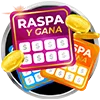 Juego visual para casino online con iluminación azul y morada.